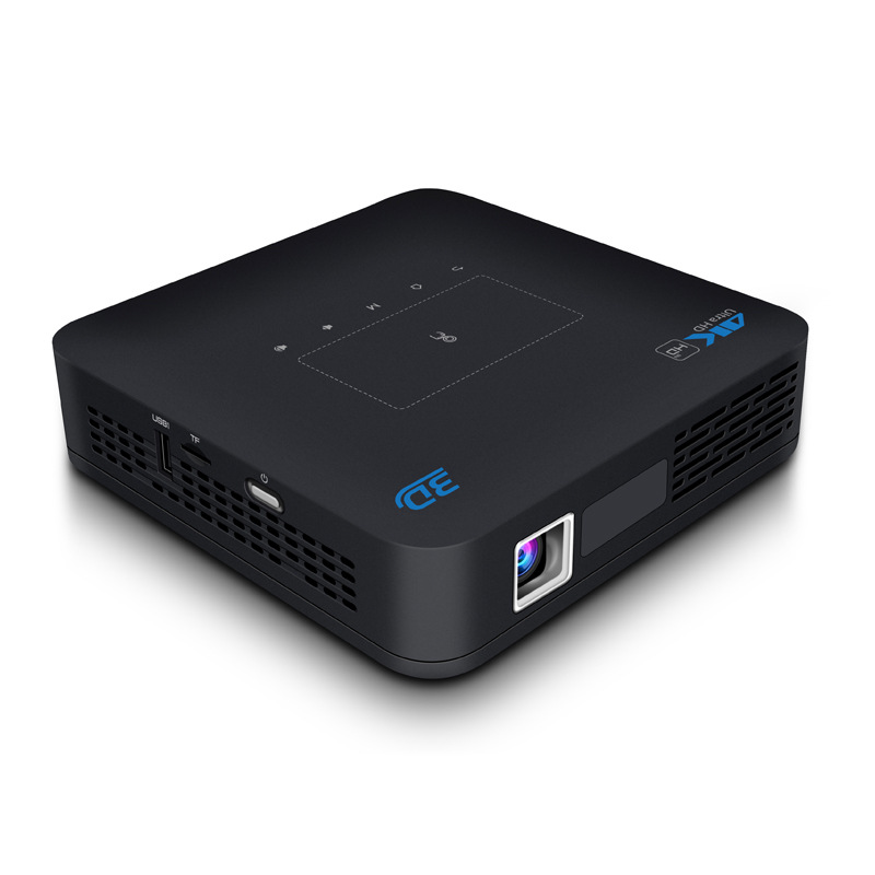 dlp投影机办公家用投影仪安卓便携式迷你投影机4k高清3d投影仪