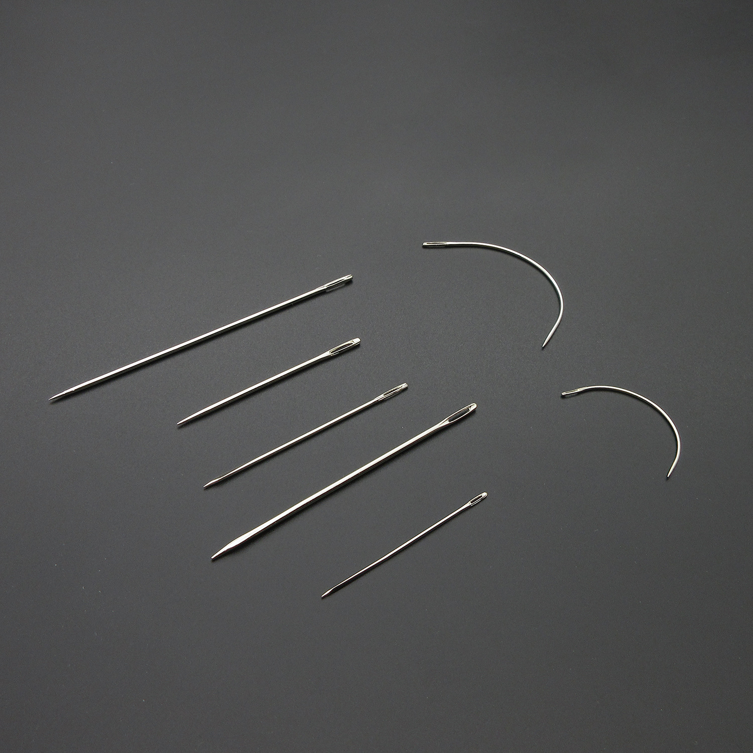 皮革缝纫针三角形弯钩异形针帆布皮具缝合diy工具七枚装