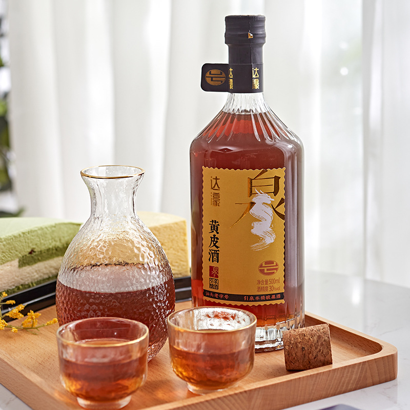 达濠泉酿黄皮酒500ml蜂蜜甜果酒30度黄皮果发酵水果酒潮汕名酒