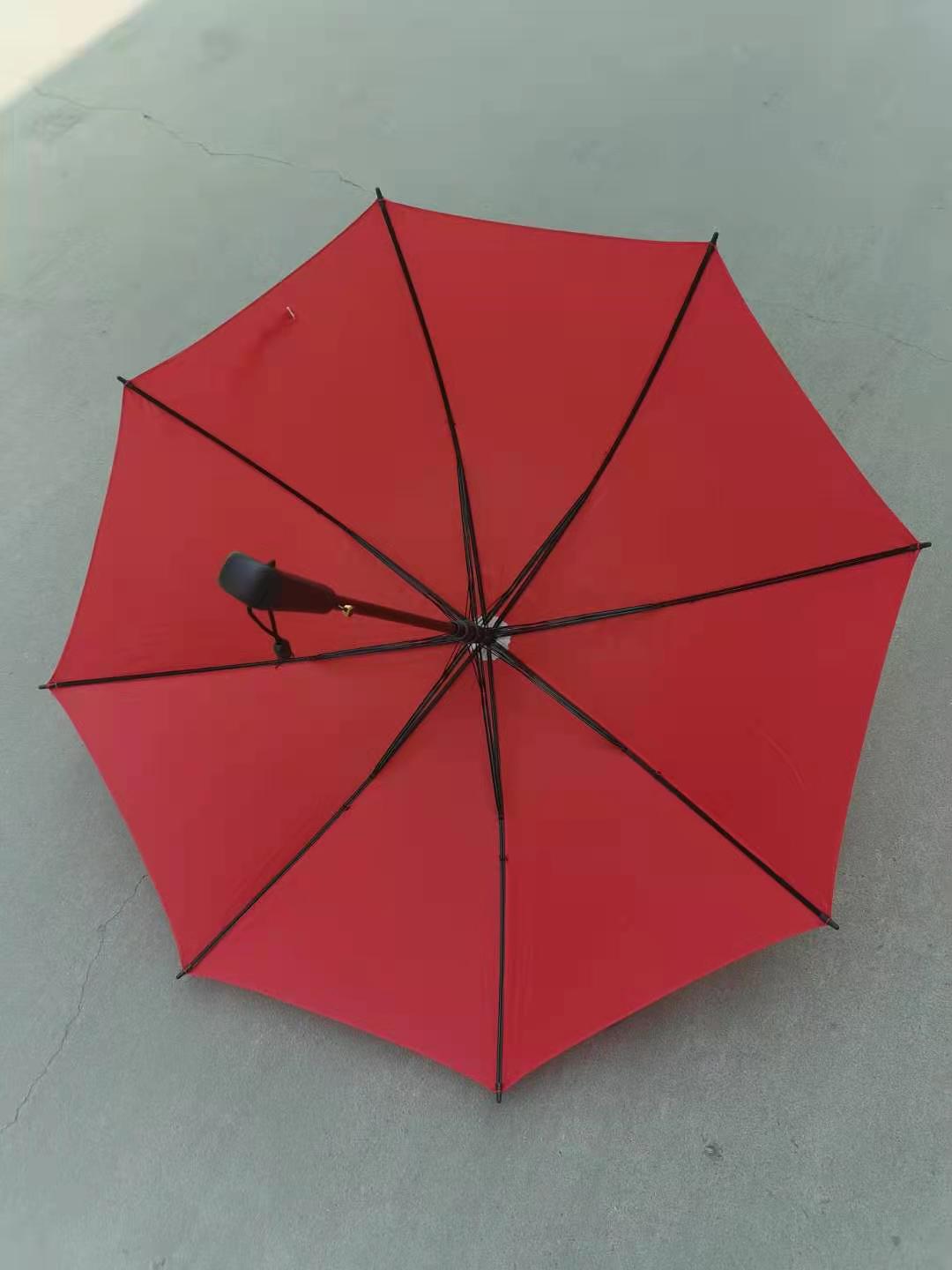 现货批发广告儿童纯红雨伞中国红纯色体操表演大红伞赠品