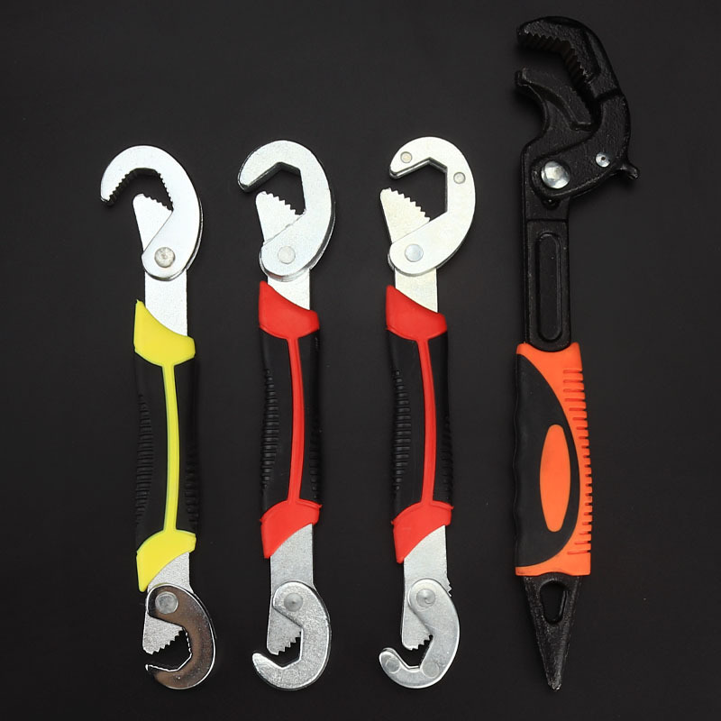 万能扳手活动管工具钳子活口板手卫浴多功能万用管钳扳手套装开口