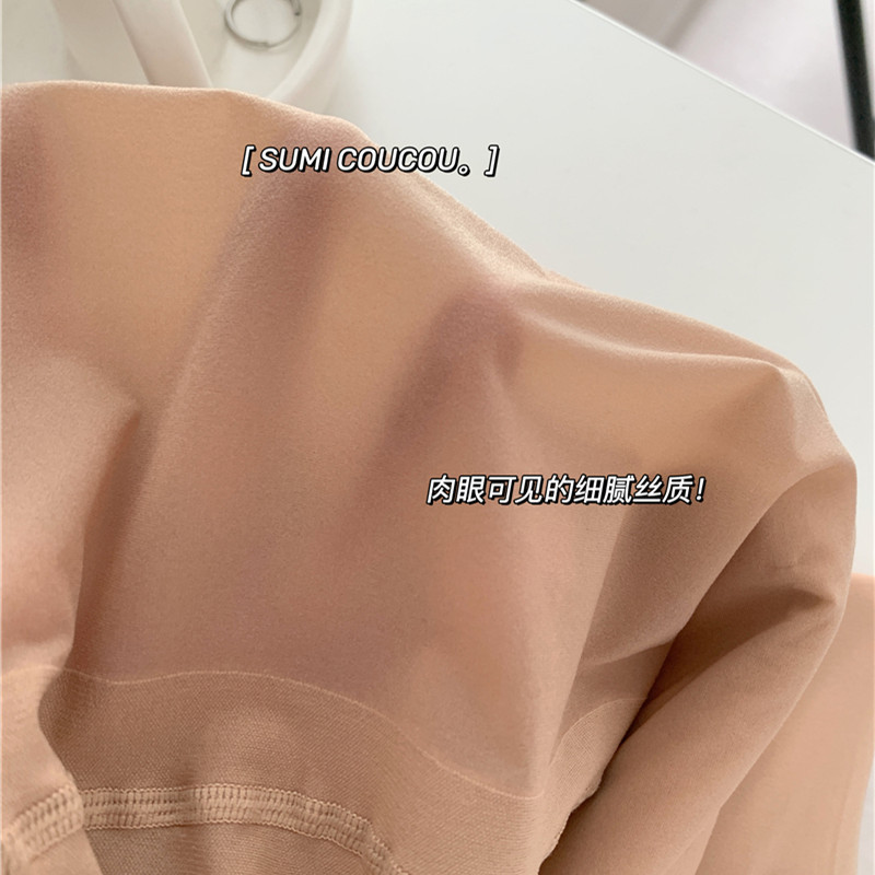 23 Autumn and Winter Fleece-lined Light Leg Garter Button Skin Color Thermal Pantyhose Female One-Piece Trousers Double Layer Flesh-Colored Leggings