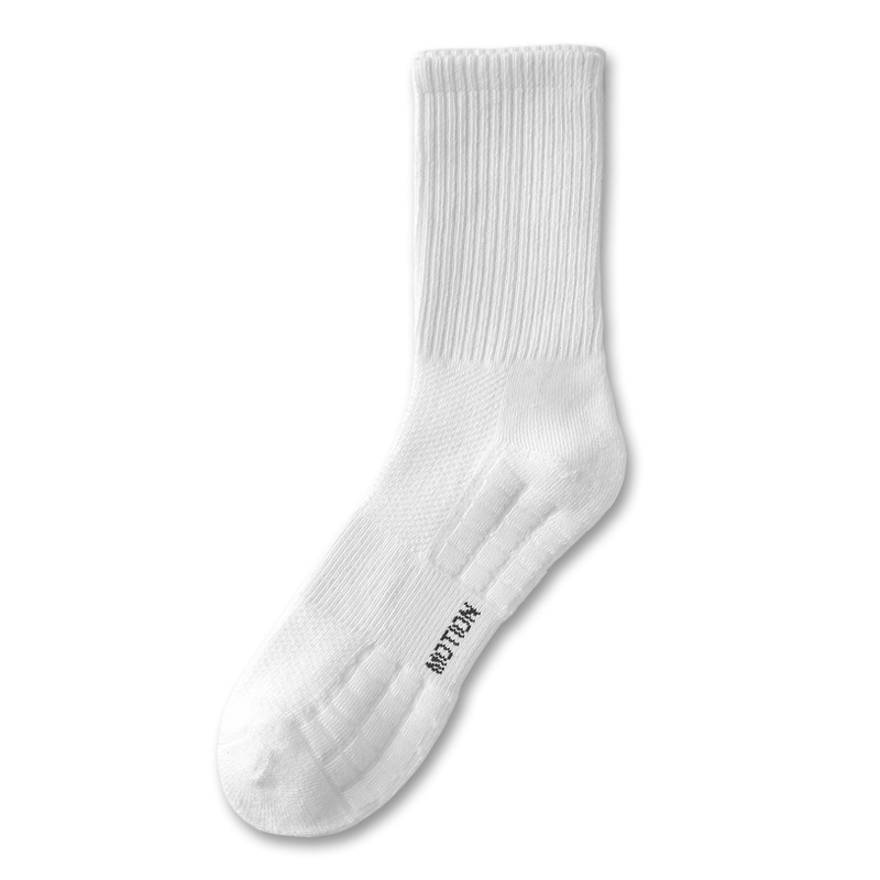 Zhuji Socks Male Socks Pure Cotton Stink Prevent Sweat Absorbing Men's Mid-Calf Length Sock Cotton Socks Towel Bottom Men's Socks Men's Athletic Socks