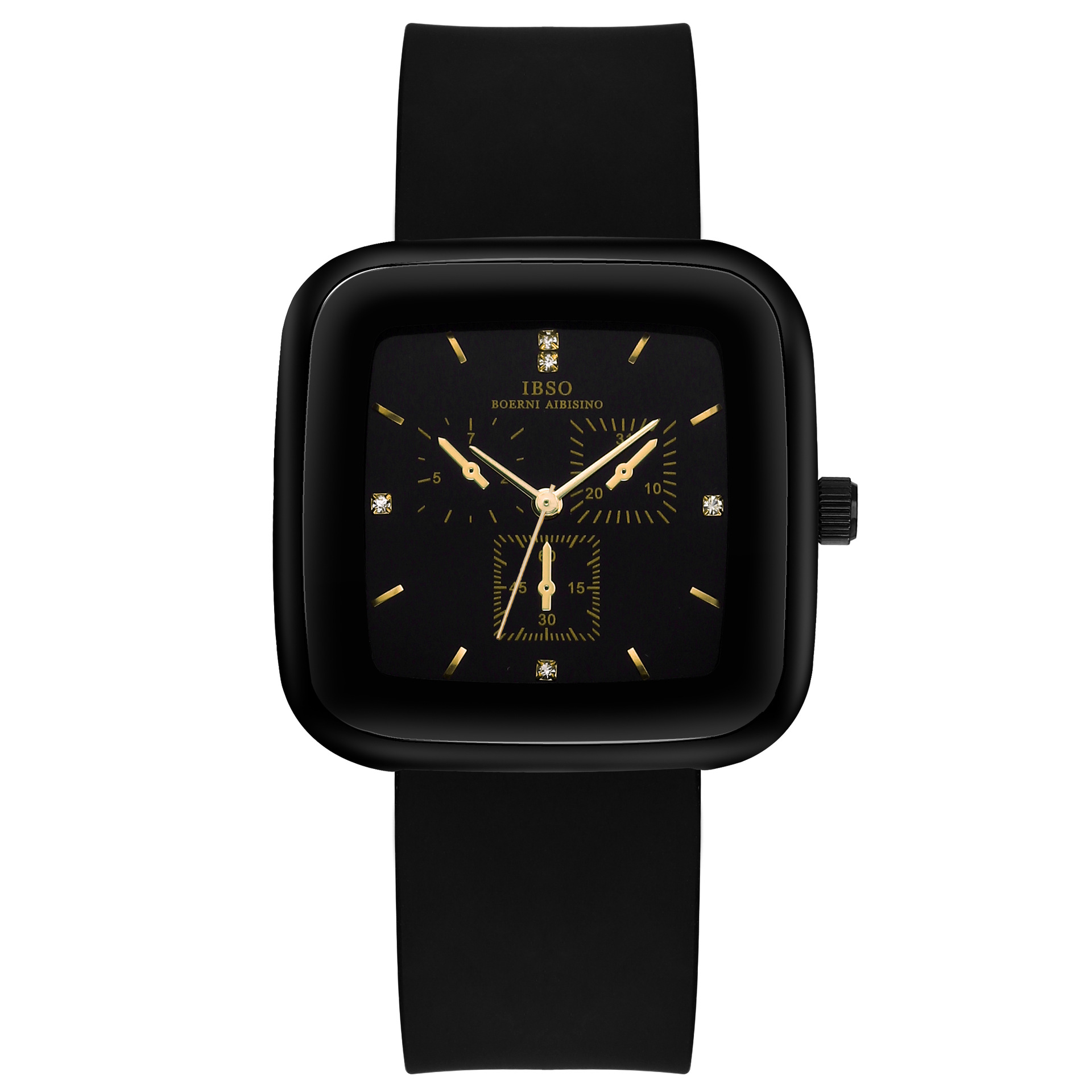 ibso/爱彼思诺抖音直播爆款方表中性防水石英手表