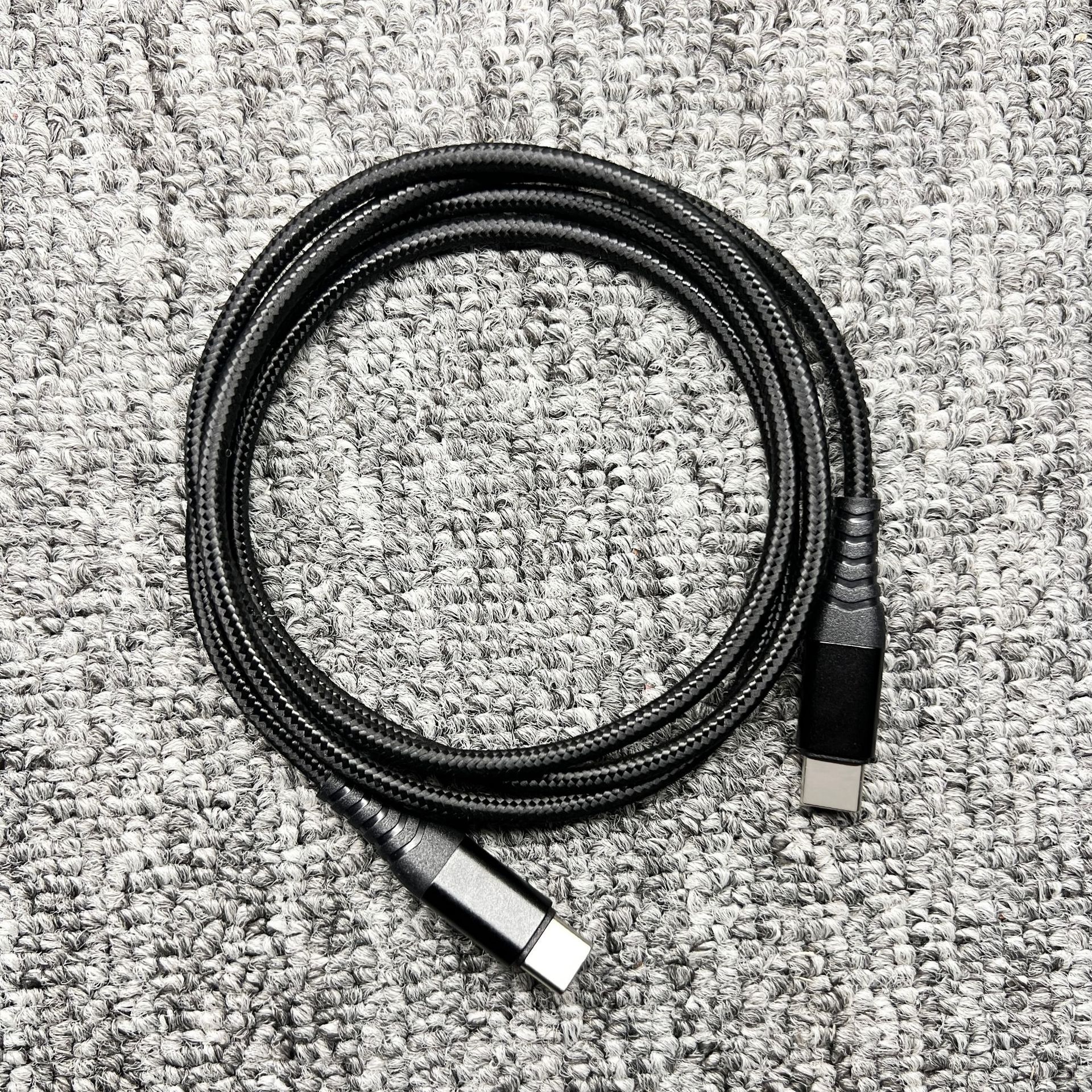 新款黑pd编织数据线20w快充数据线适用苹果充电线3a源头厂家直销