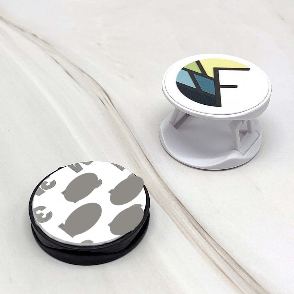 折叠凹槽手机气囊支架伸缩收纳桌面懒人直播自拍背贴桌面支撑架