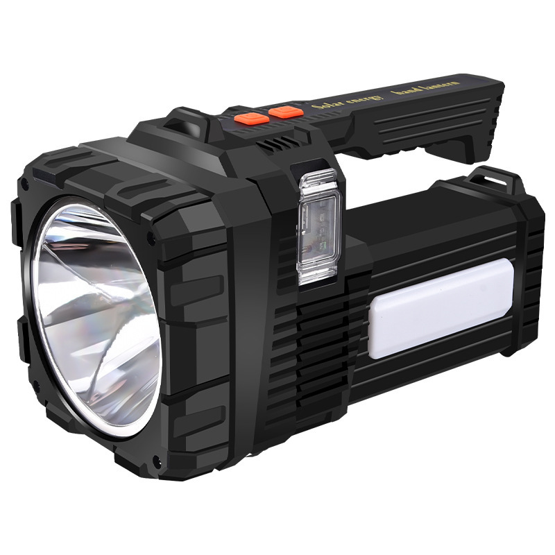 Patrol Adventure High-Power Super Bright Flashlight Strong Light Rechargeable Light Portable Searchlight Outdoor Super Bright Long Shot Miner's Lamp