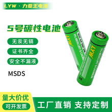 厂家批发5号AA碳性环保电池荧光棒灯串1.5V干电池五号出口品质
