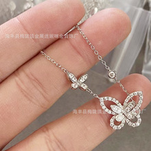 香港直播代购 新款bvlgari宝格丽黑陶瓷项链两边镶钻b.