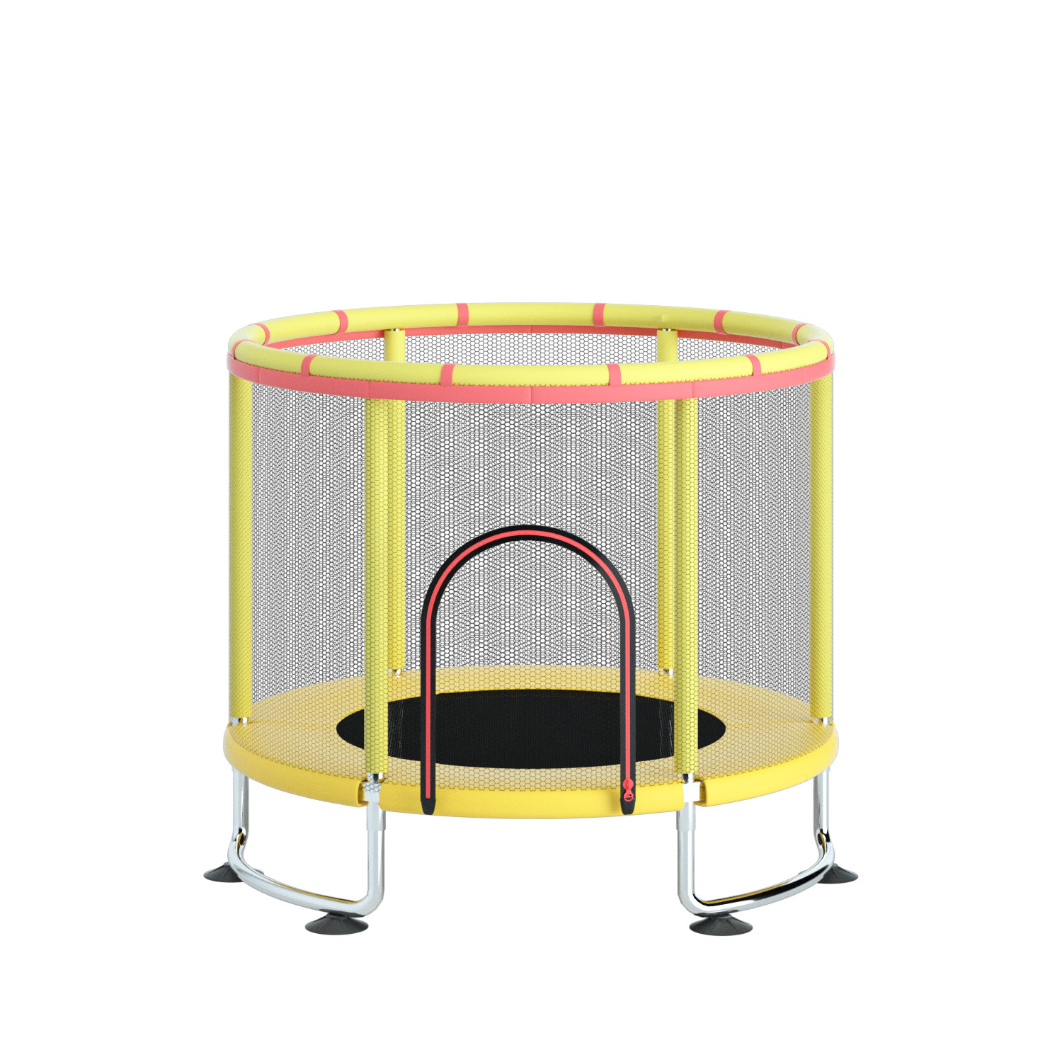 蹦蹦床儿童室内家用跳跳床带护网弹跳床户外蹦床带单杠健身器材