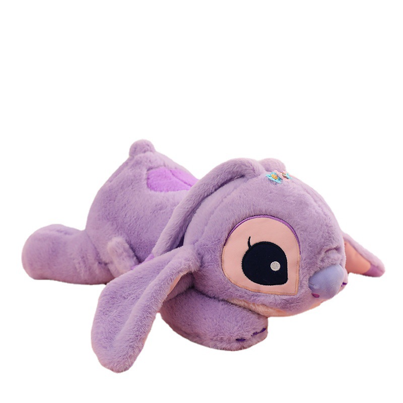 Cross-Border Lying Style Stitch Doll Lying Purple Stitch Plush Toy Fantasy Doll Factory Wholesale Foreign Trade