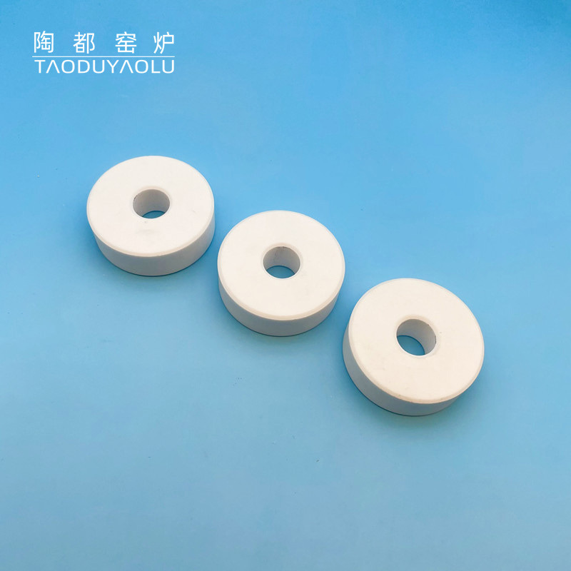 氧化铝95瓷环带孔陶瓷圈481416宜兴工业陶瓷可定制