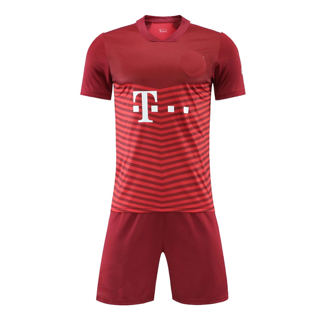 21-22赛季拜仁主客场球衣莱万9号短袖足球服套装儿童训练队服
