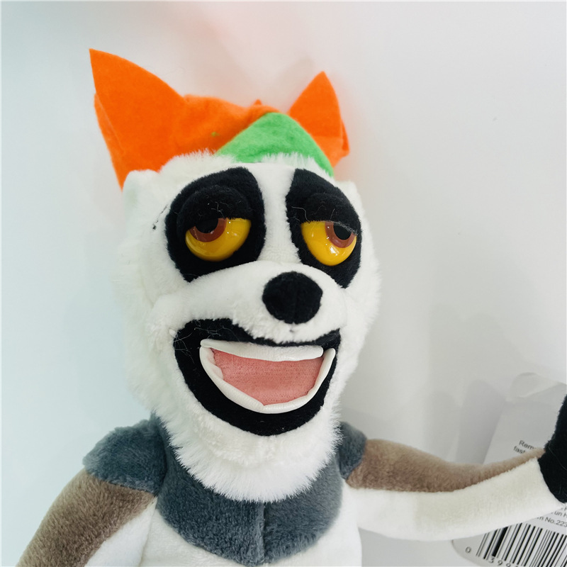 马达加斯加madagascar荒失失奇兵长颈鹿河马毛绒公仔玩偶六款一套