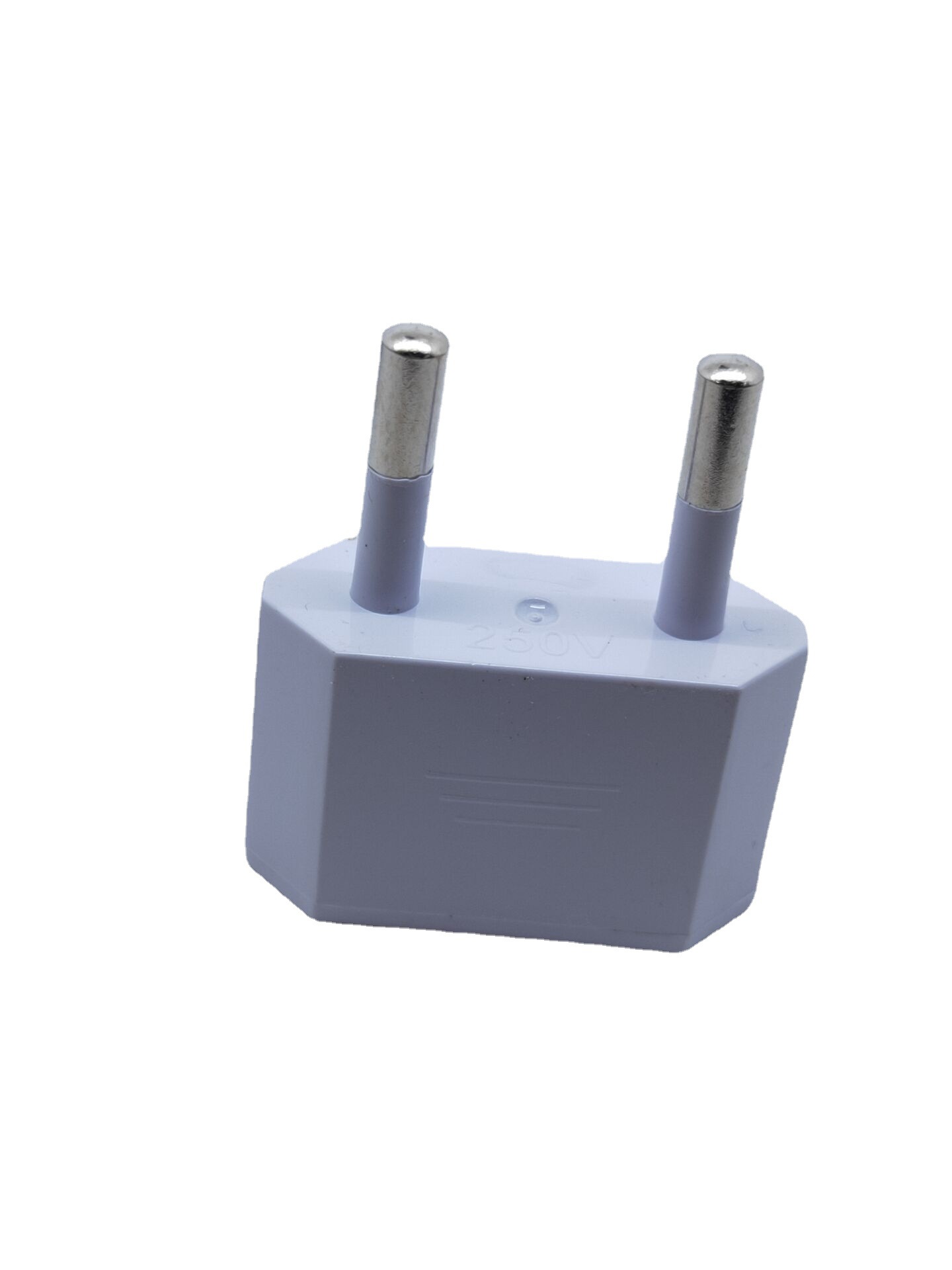 旅游美规转欧规转接头圆脚转扁两用转换插头欧标万能电源转换插头