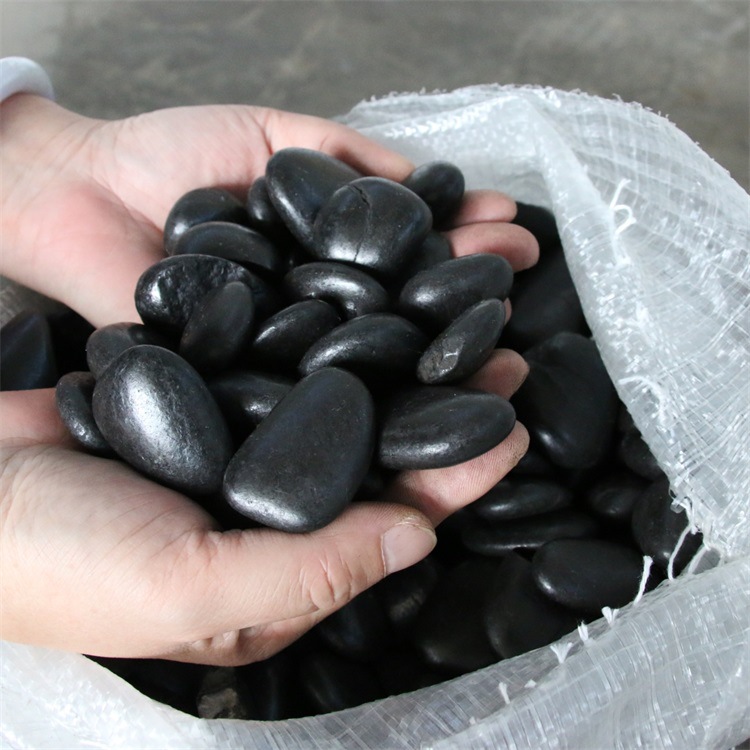 深圳天台花园时尚鹅卵石20kg一包石子1-2cm鹅卵石水族花艺砾石