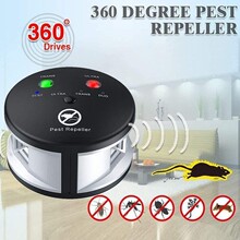 360度室内超声波驱鼠器 驱虫器 驱松鼠新款大功率 Pest Repeller