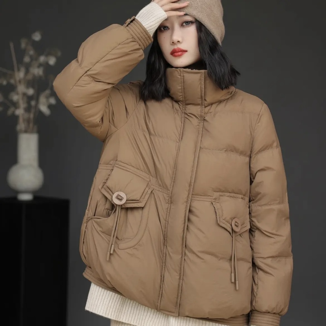 白鸭绒短款超轻羽绒服女秋冬季韩版新款高端时尚气质小个子外套潮