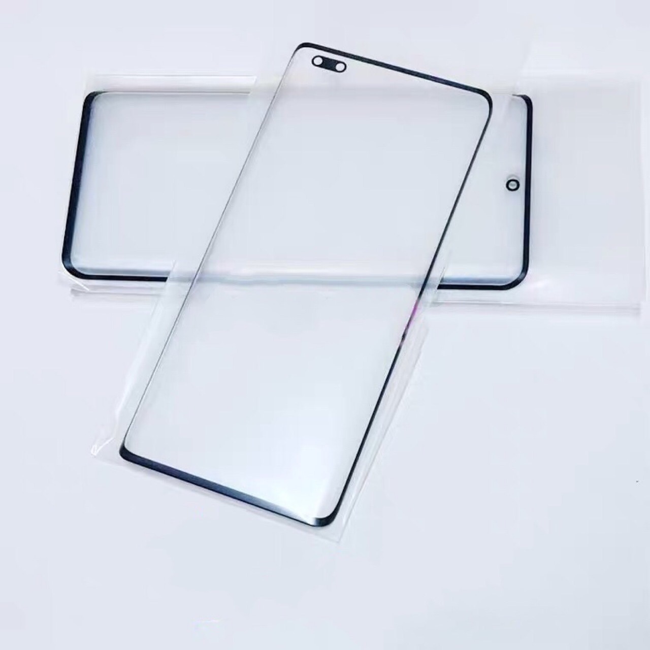 适用于reno3pro reno4pro reno5pro曲屏盖板外屏玻璃带oca