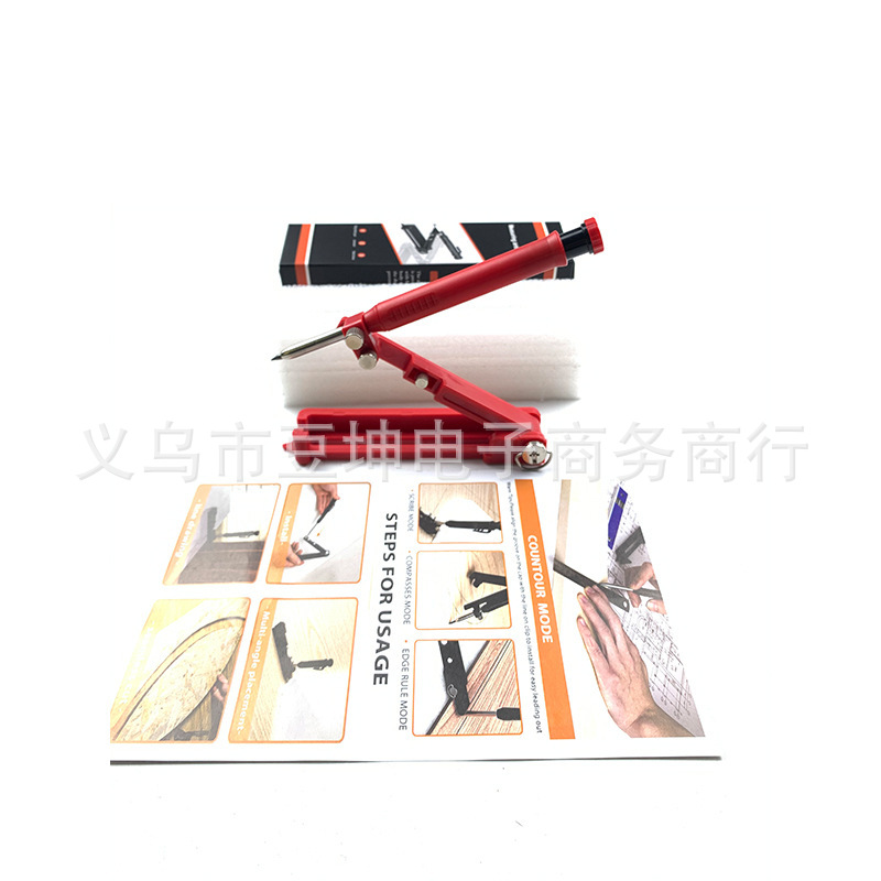 Multi-Functional Graffiti Tool Belt Deep Hole Pencil Writing Woodworking Graffiti Line Measuring Type Taking Compasses