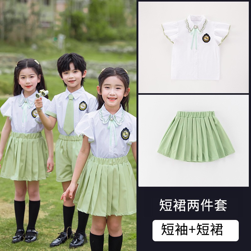 校服套装小学生英伦风夏季儿童班服幼儿园园服六一儿童节演出活动