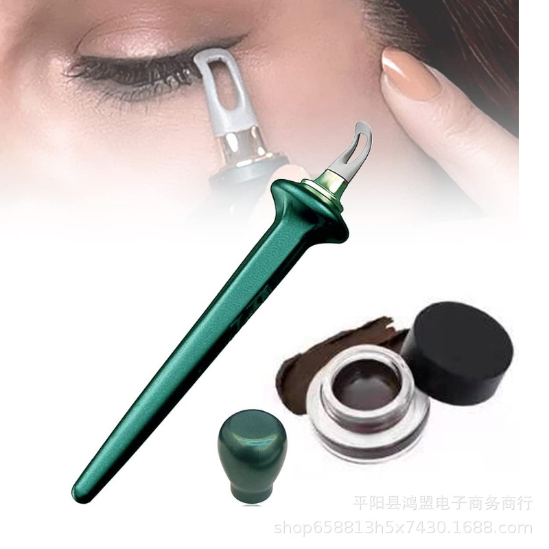 Easy No-Skip Eyeliner Silicone Eyeliner Brush Eyeliner Painting Tool Liquid Eyel