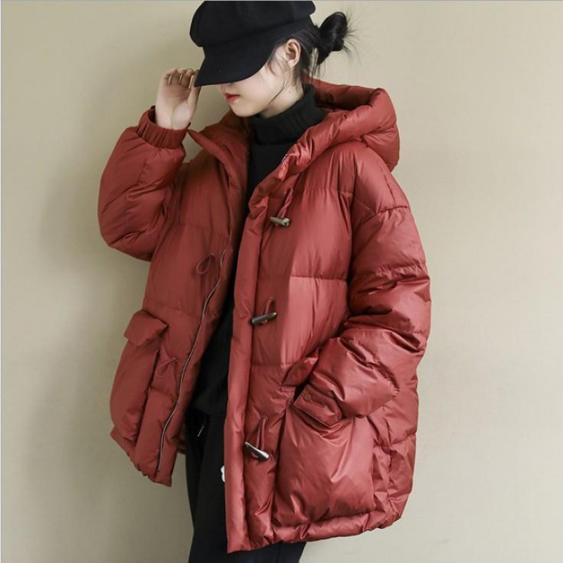 大码女装仿羽绒服女中款棉衣女新款外套女潮秋冬棉服棉袄-阿里巴巴