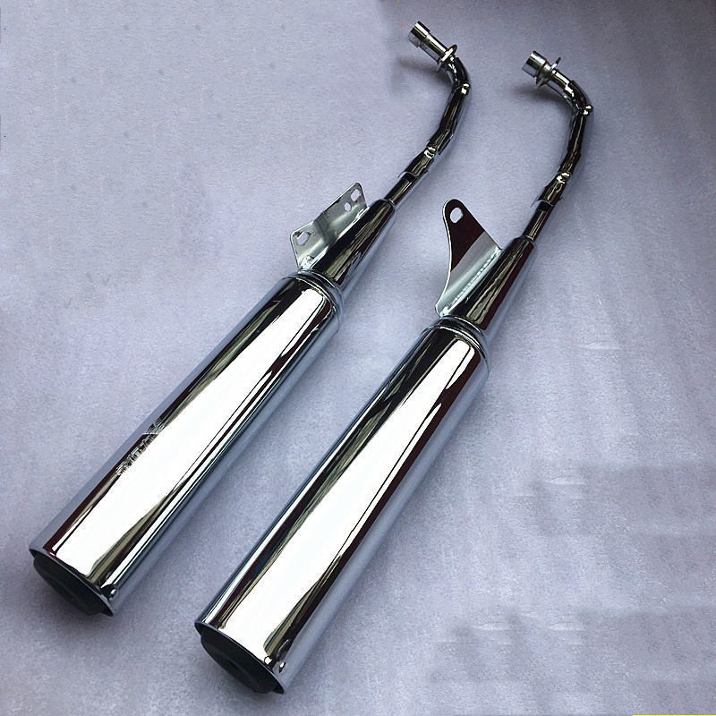 摩托车排气管适用于泰力帆110大阳100弯梁车静音宗申