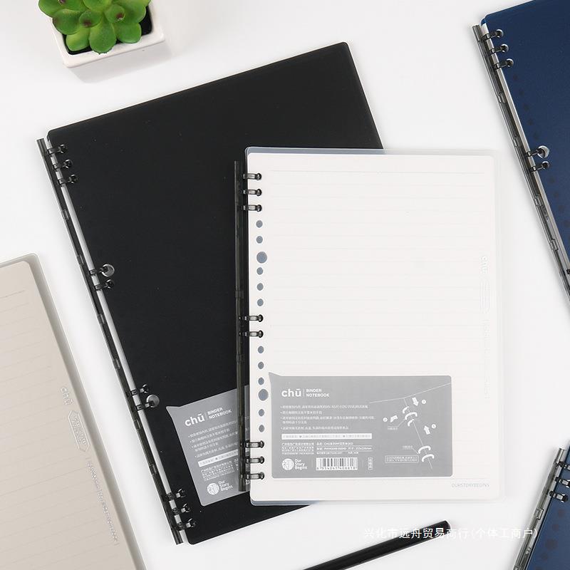 横格螺旋订笔记本空白牛皮纸商用简单简约活页大号笔记本-阿里巴巴