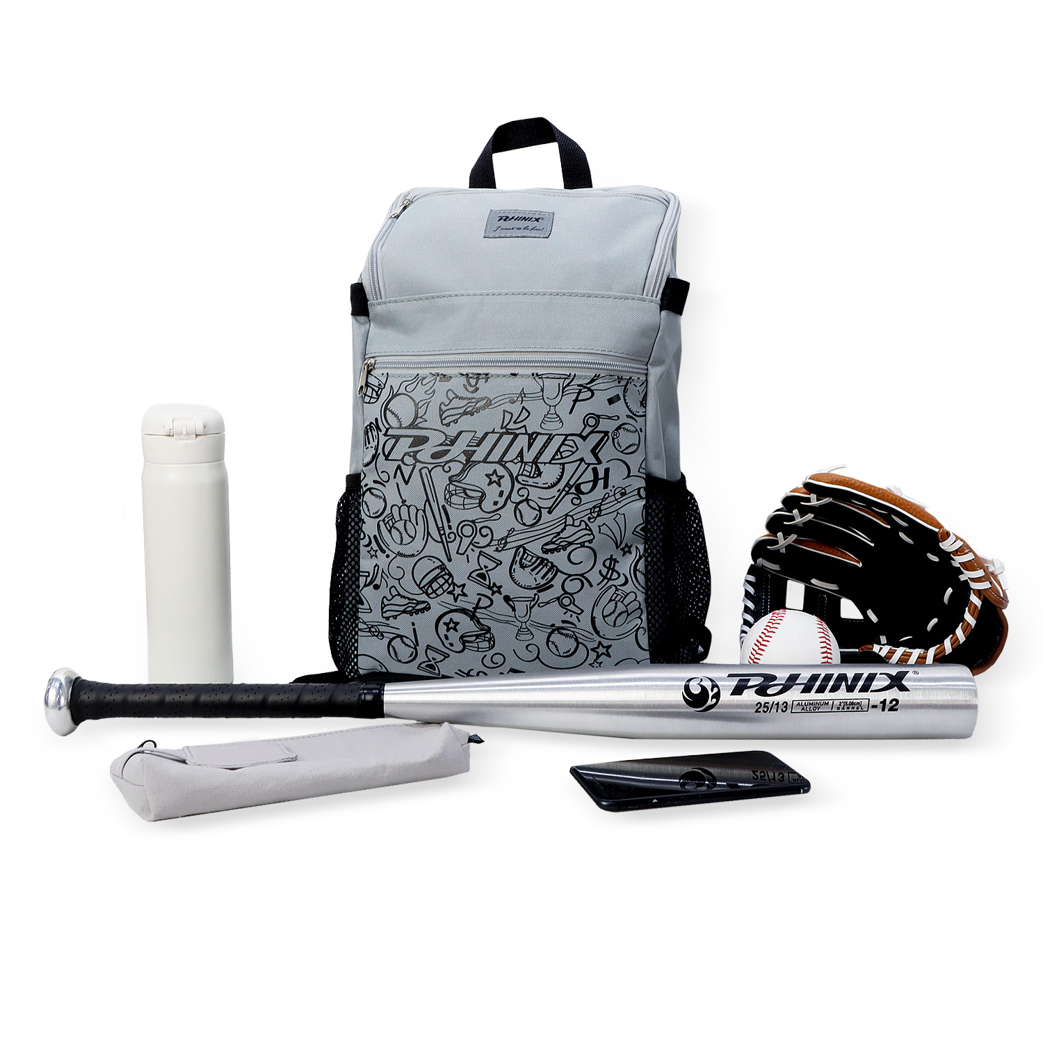 棒垒球运动背包 青少年儿童户外双肩包棒球帽鞋舱多功能训练装备