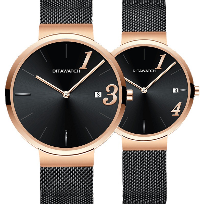 迪塔dw石英手表1314手表情侣表防水 工厂定制承接oem ode订单