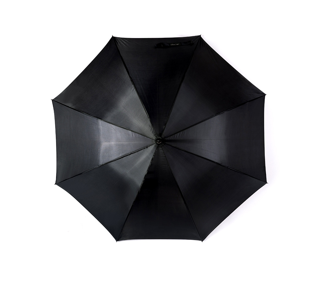 外贸出口高尔夫伞黑色直柄雨伞现货批发70公分27寸伞面可印刷logo