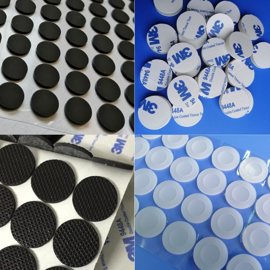 圆形硅胶垫片 硅胶防滑垫硅胶脚垫 防滑硅胶垫 格纹条纹橡胶垫