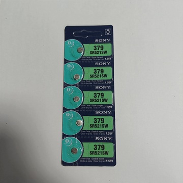 厂家货源纽扣电池sony索尼379电池sr521sw手表电池ag0卡装批发