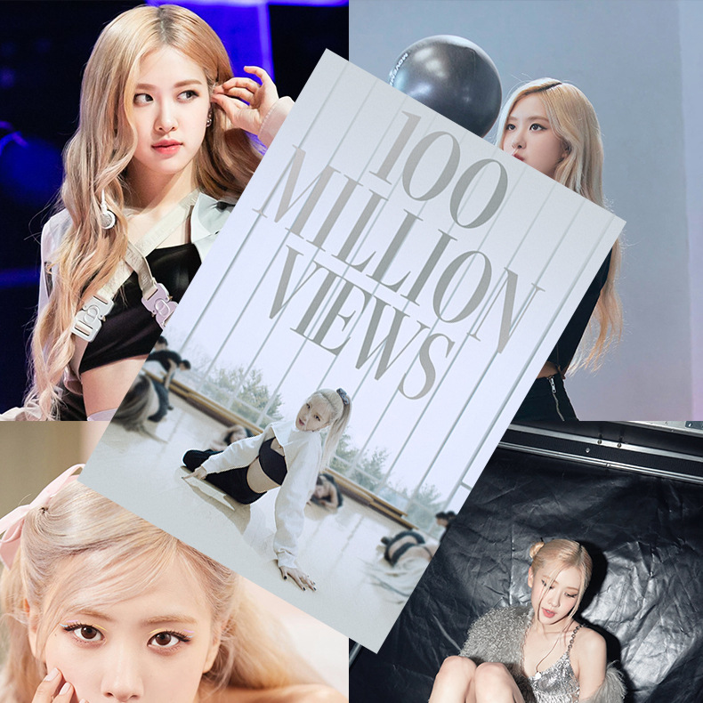 朴彩英海报 opp袋装 1套8张 韩国明星rose周边写真宿舍墙贴纸批发