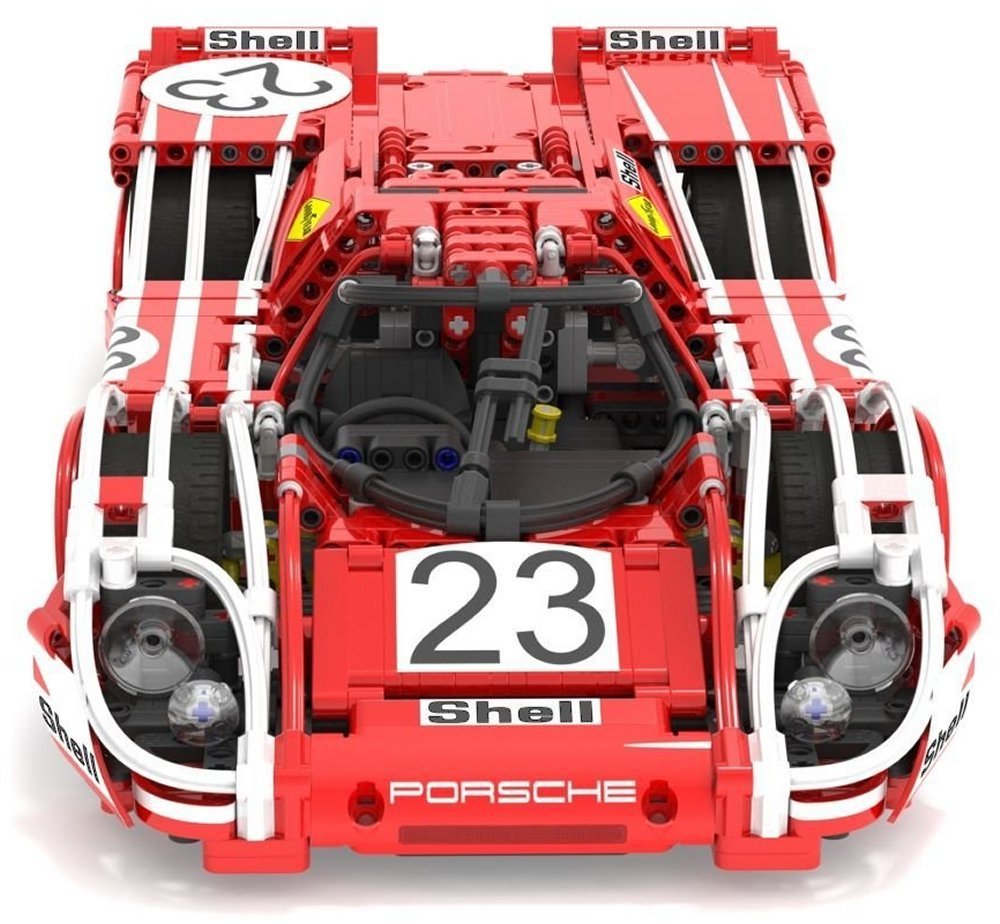 国产积木 兼容乐高 科技 917k勒芒拉力赛车23号moc-3600科技跑车