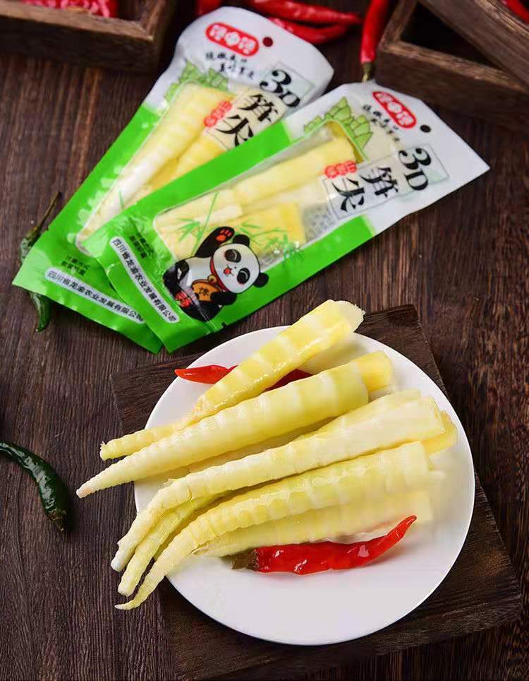 四川泡椒竹笋尖野山椒笋尖片脆笋独立小包散装开袋即食休闲零食
