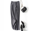 23 Spring Acetic acid fibre Large Easy Straight Wide leg pants Drape Mopping the floor Casual pants commute Suit pants