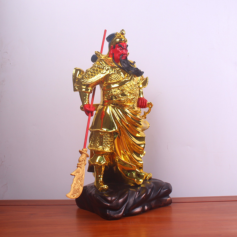 关帝圣君神像161926英寸树脂供奉正气关公家用武财神关二爷摆件