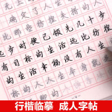 字帖成人行楷行书练学生钢笔字贴硬笔速成描红临摹本独立站速卖通