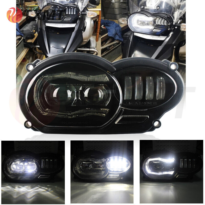 适用宝马 k1200r k1300r 个性摩托车射灯前 led 车头灯 前照灯