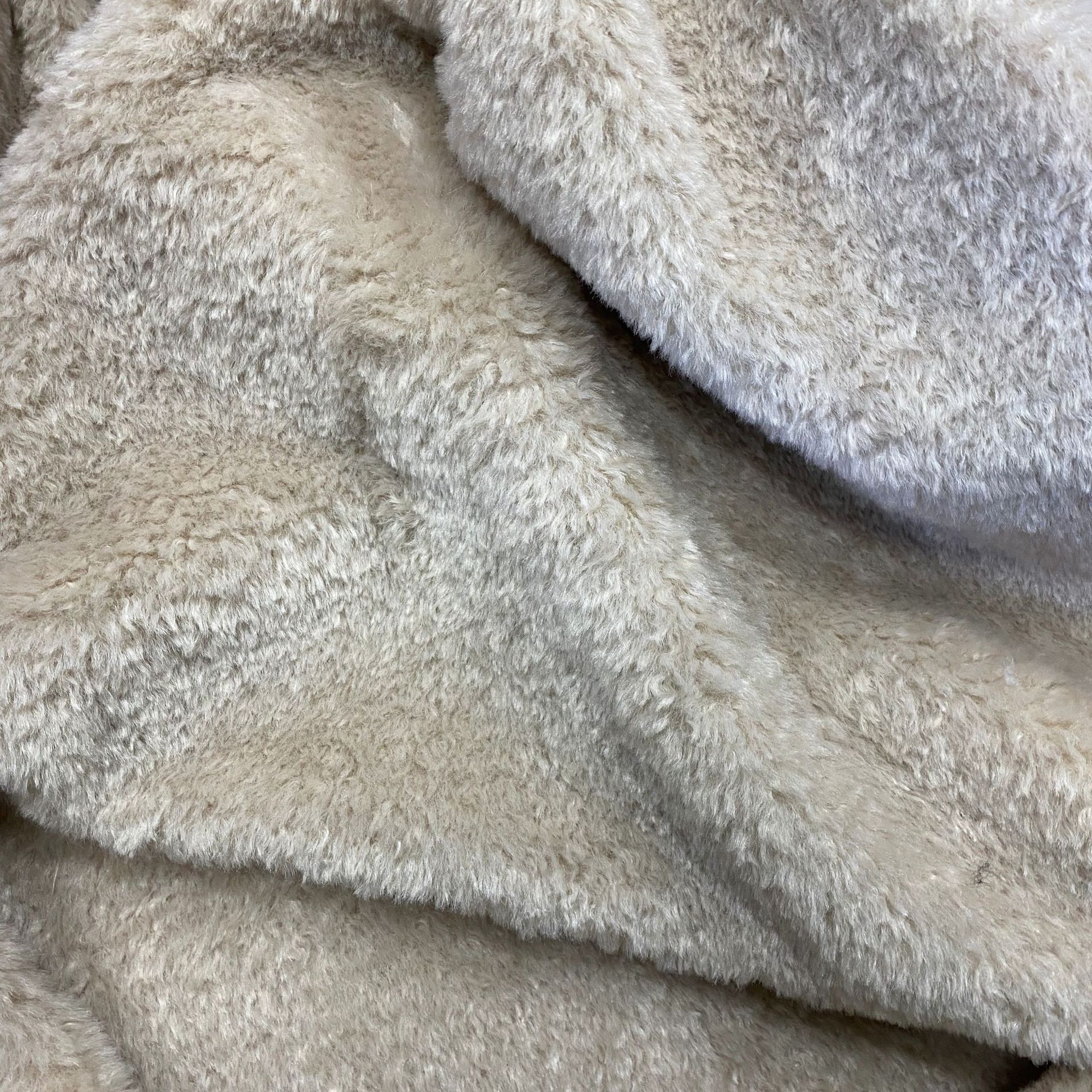 现货 北美羊毛 仿真羊毛 绵羊毛 20毛卷曲羊毛 服装大衣毛绒面料