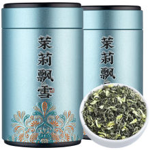 福茗源2022新茶川派茉莉飘雪茉莉花茶四川毛峰茶叶绿茶罐装150g