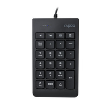 雷柏Rapoo K10 有线usb小数字键盘财务计算办公笔记本电脑轻便