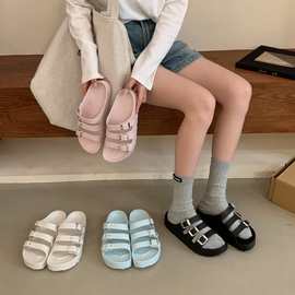 跨境新款勃肯鞋小倍率eva超软外穿沙滩防滑凉拖女士勃肯拖鞋女