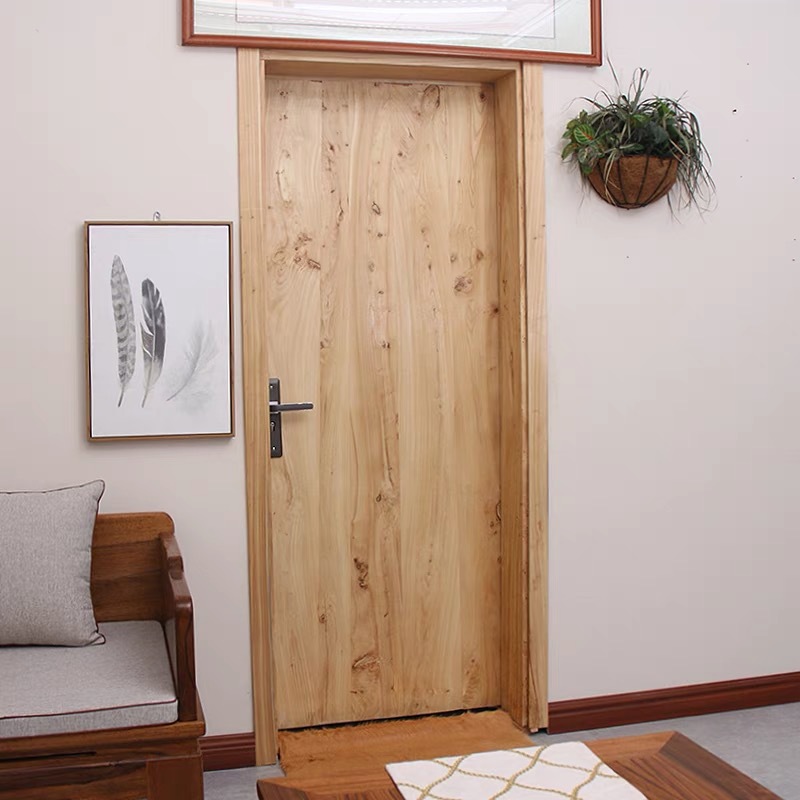 老榆木卫生间门 榆木门套装隔声门 各类进户门套装门古典中式大门