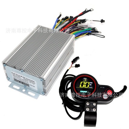双驱动12mosfet 48/60v3000w无刷直流正弦波控制器s866显示器