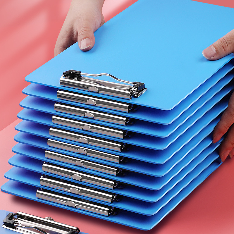 纸板垫板20个文件夹板a4书本夹子点菜菜单夹板写字文件夹办公用品