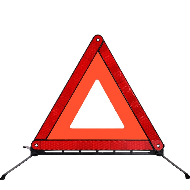 Car Emergency Tripod Factory Wholesale Car Pvc Car Folding Frame Triangle Warning Sign Safety Stop Sign