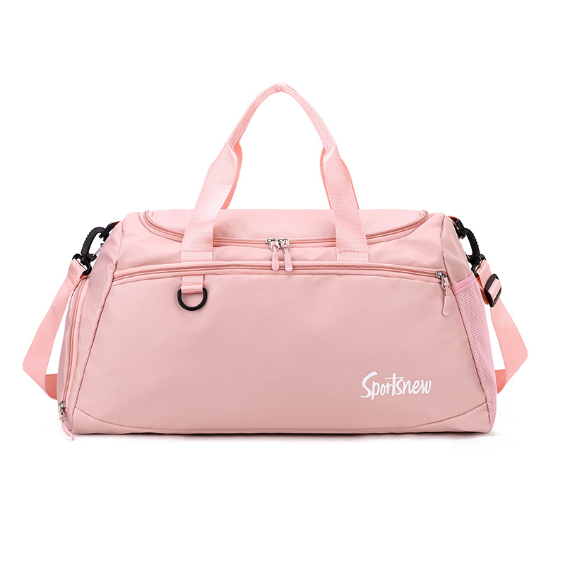New Fashion Sports Fitness Handbag Casual Yoga Bag Large Capacity Waterproof Short Business Trip Travel Bag